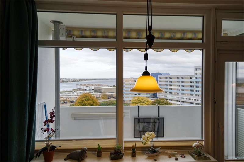 Ausblick aus der Wohnung